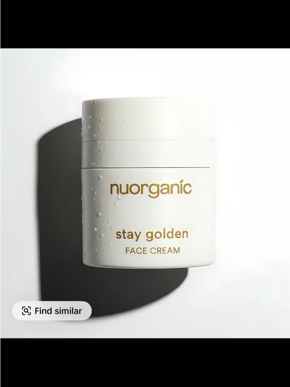 nuorganic Stay Golden 24K Gold Cream – Hydrating Radiance cream